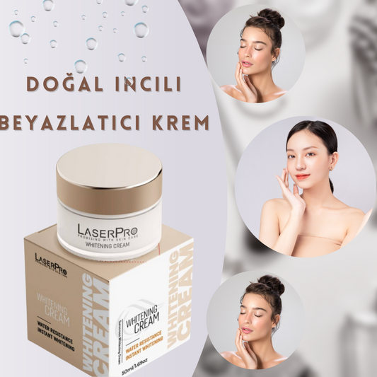 Yüz Beyazlatıcı Krem ile Parlak ve Eşit Cilt Tonu 🌟 – LaserPro Krem