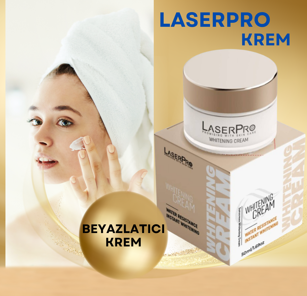 LaserPro Beyazlatıcı Krem